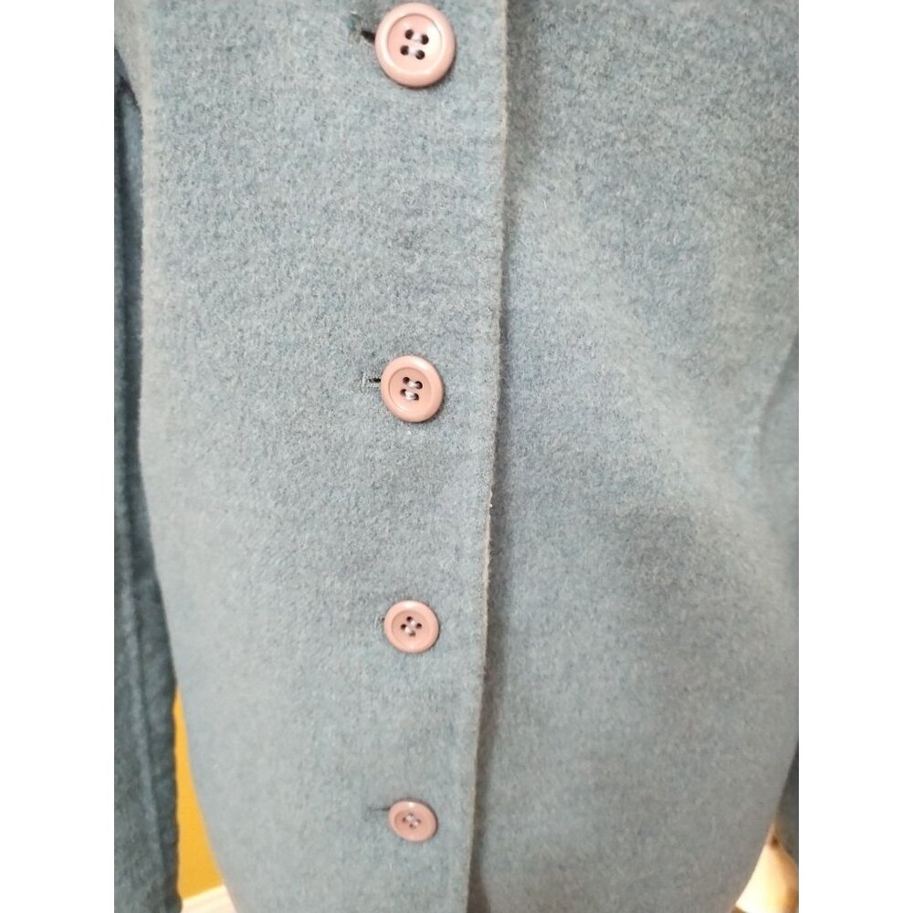 Vtg 90s Pendleton 4-Button Reversible Boiled Wool… - image 2